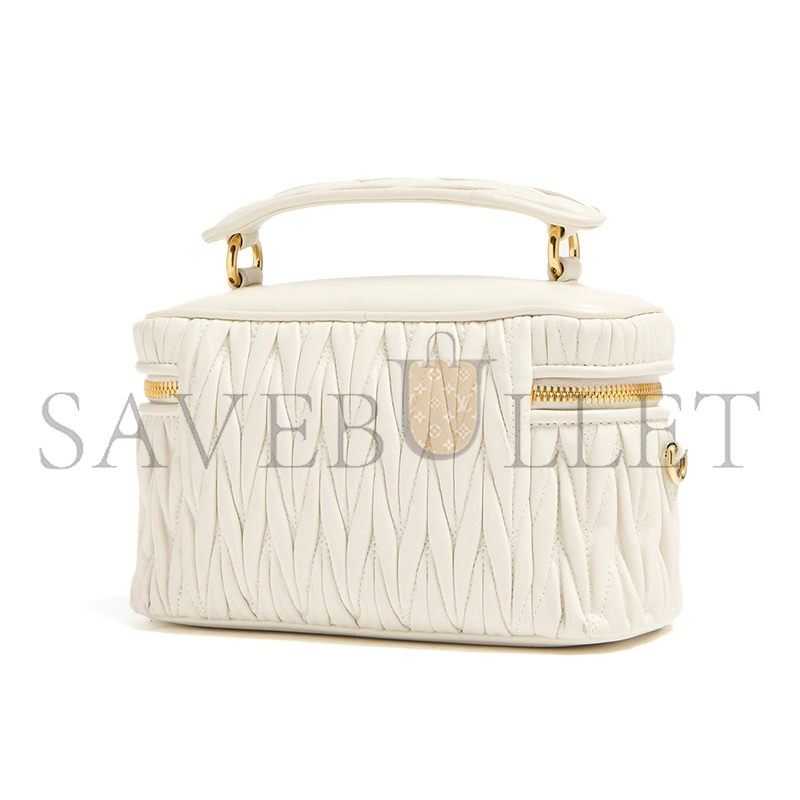M1v M1v matelassÉ top-handle bag 5bh226 (19*11.5*8cm)